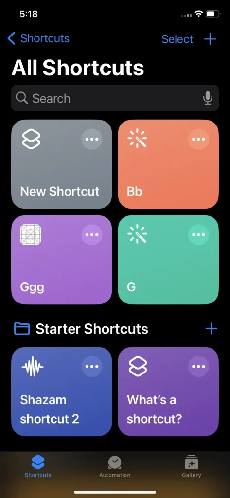 Shortcuts  to create Chatgpt 