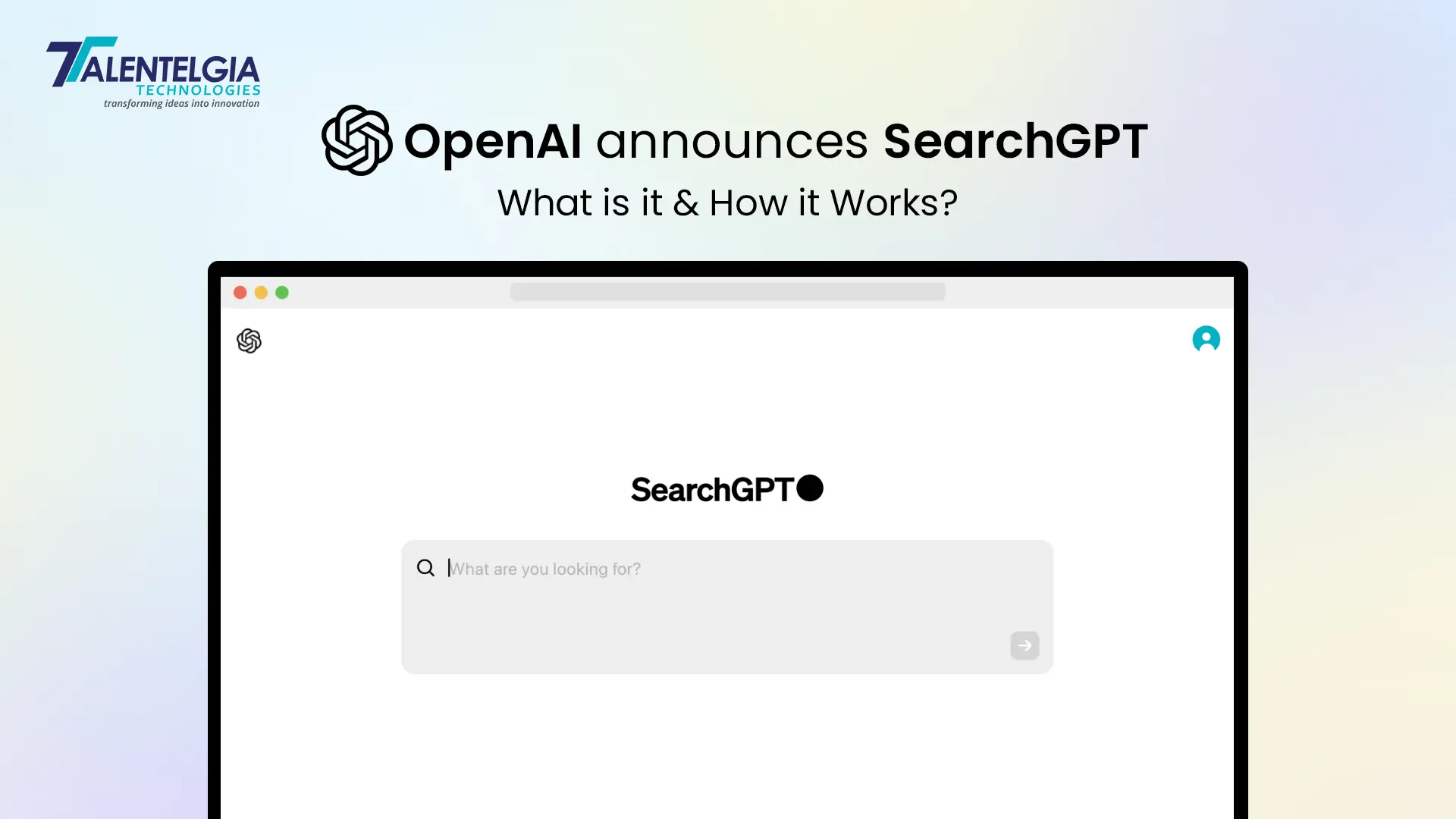 OpenAI Announces SearchGPT