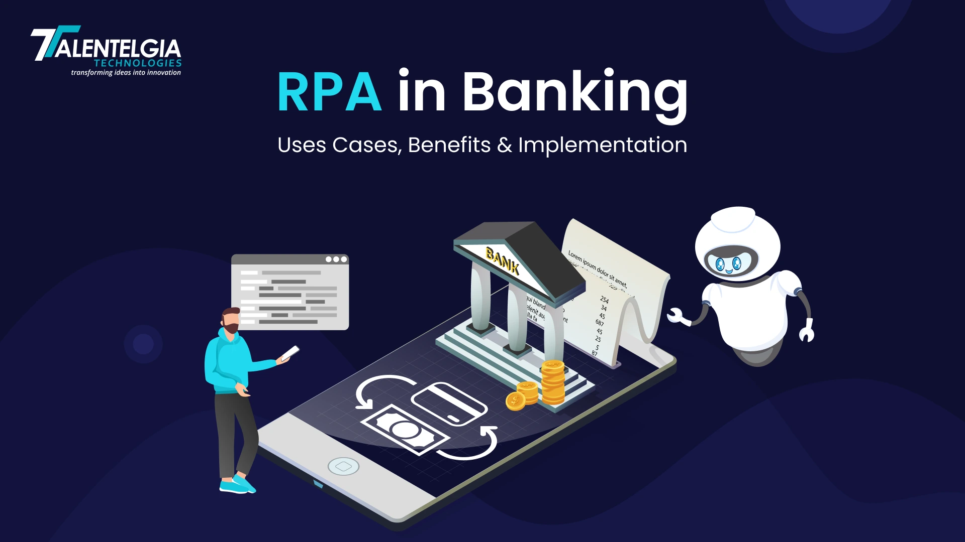 RPA in Banking: Uses Cases, Benefits & Implementation